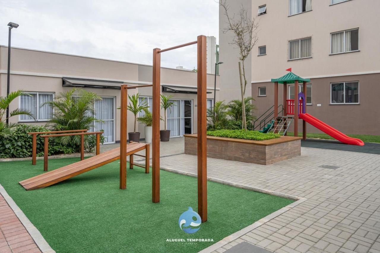 شقة Apartamento 150M Da Praia Com Sacada, Wi-Fi Ar Condicionado, Piscina, Portaria 24H, Playground E Vaga De Garagem Piçarras المظهر الخارجي الصورة