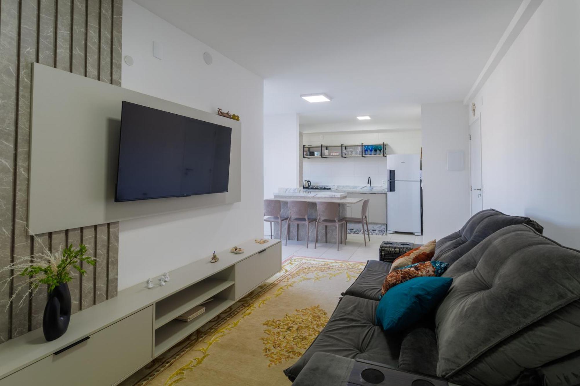 شقة Apartamento 150M Da Praia Com Sacada, Wi-Fi Ar Condicionado, Piscina, Portaria 24H, Playground E Vaga De Garagem Piçarras المظهر الخارجي الصورة